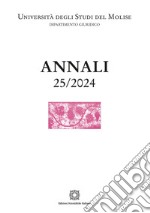 Annali (2024). Vol. 25 libro