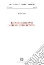 Tecniche di rinvio e giusta retribuzione libro