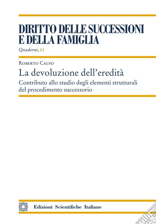 La devoluzione dell'eredità