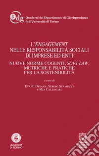 L'engagement nelle responsabilità sociale di imprese ed enti libro