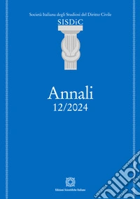 Annali della SISDiC (2024). Vol. 12 libro