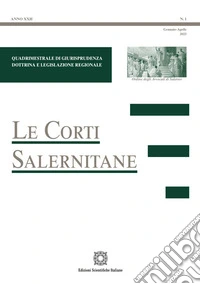 Le corti salernitane (2025). Vol. 1 libro
