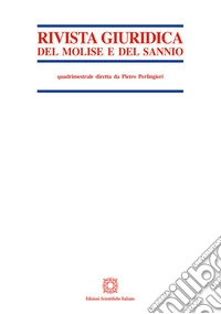 Rivista giuridica del Molise e del Sannio (2025). Vol. 1 libro