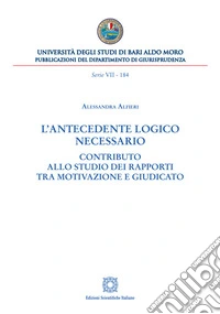 L'antecedente logico necessario libro