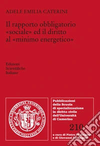 Il rapporto obbligatorio «sociale» ed il diritto al «minimo energetico» libro