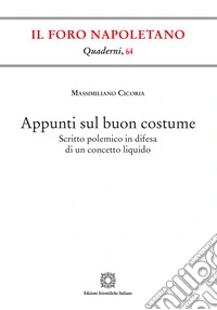 Appunti sul buon costume libro