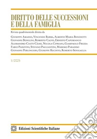 Diritto delle successioni e della famiglia (2025). Vol. 1 libro