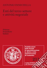 Enti del terzo settore e attività negoziale libro