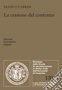 La cessione del contratto libro