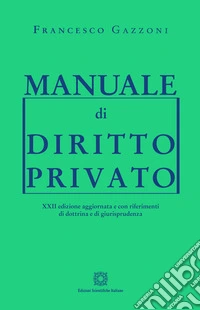 Manuale di diritto privato libro