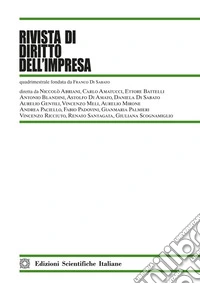 Rivista di diritto dell'impresa (2025). Vol. 3 libro