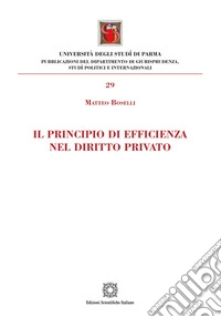 Il principio di efficienza nel diritto privato libro