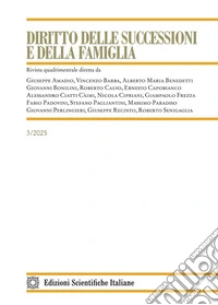 Diritto delle successioni e della famiglia (2025). Vol. 3 libro