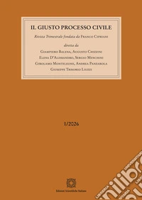 Il giusto processo civile (2026). Vol. 1
