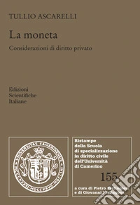 La moneta. Considerazioni di diritto privato libro