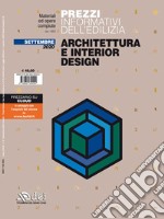 Prezzi informativi dell'edilizia. Architettura e interior design. Settembre 2020 libro