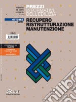 Prezzi informativi dell'edilizia. Recupero, ristrutturazione, manutenzione. Ottobre 2020 libro