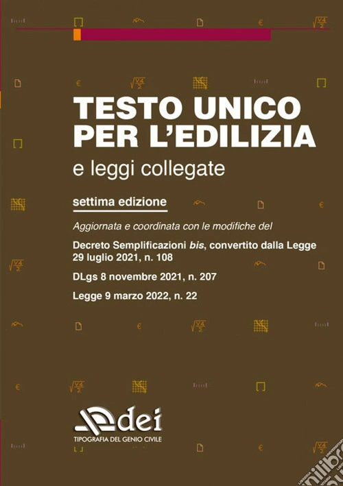 Testo unico per l'edilizia e leggi collegate