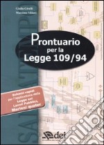 Prontuario per la Legge 109/94 libro