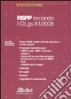 RSPP secondo il Dlgs 81/2008 libro
