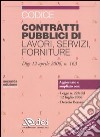 Codice contratti pubblici di lavori, servizi, forniture libro