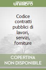 Codice contratti pubblici di lavori, servizi, forniture libro