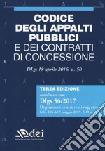 Codice degli appalti pubblici e dei contratti di concessione libro