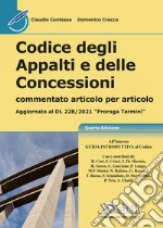 Codice degli appalti e delle concessioni libro