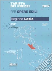 Tariffa dei prezzi per opere edili. Regione Lazio. Con CD-ROM (1) libro