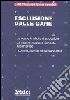 Esclusione dalle gare libro