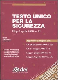 Testo unico per la sicurezza libro