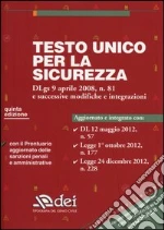 Testo unico per la sicurezza libro