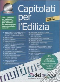 Capitolati per l'edilizia. Con CD-ROM