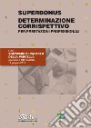 Superbonus. Determinazione corrispettivo per parcella professionale. Con software di calcolo libro