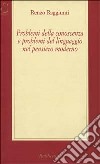 Problemi della conoscenza e problemi del linguaggio nel pensiero moderno libro