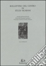 Bollettino del Centro di studi vichiani. Vol. 33 libro