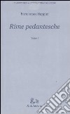 Rime pedantesche libro