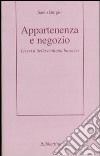 Appartenenza a negozio. La crisi della teologia barocca libro