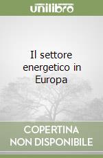 Il settore energetico in Europa libro