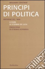 Principi di politica. Versione inedita del 1806 libro