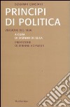 Principi di politica. Versione inedita del 1806 libro