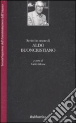 Scritti in onore di Aldo Buoncristiano libro