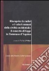 Riscoprire le radici e i valori comuni della civiltà occidentale: il concetto di legge in Tommaso d'Aquino libro