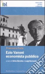 Ezio Vanoni economista pubblico libro