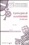 Il principio di sussidiarietà. Vol. 1 libro