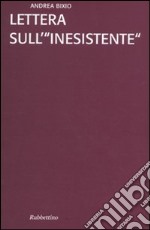 Lettera sull'«inesistente» libro