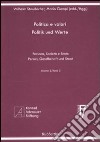 Politica e valori. Persona, società e Stato. Ediz. italiana e tedesca. Vol. 2 libro di Staudacher Wilhelm Ciampi Mario