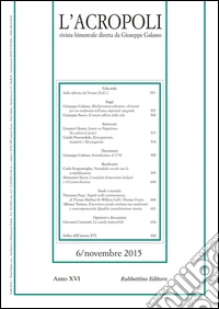 L'acropoli (2015). Vol. 6