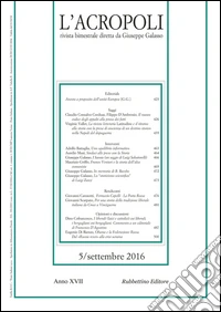 L'acropoli (2016). Vol. 5