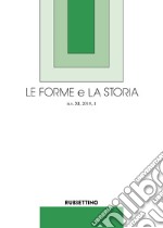 Le forme e la storia (2018). Vol. 1 libro